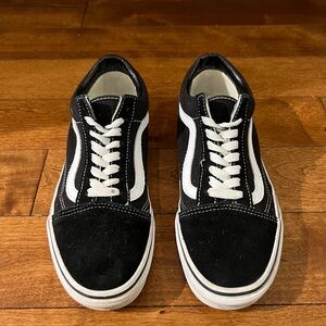 Classic black and white Vans